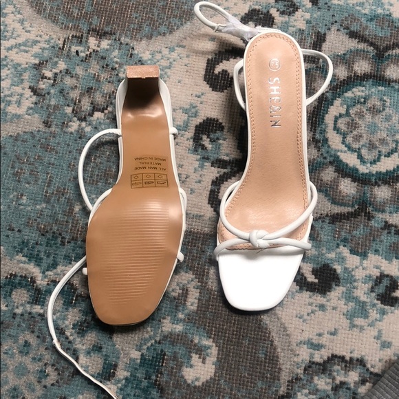 Brand New White Kitten Heels - Picture 7 of 7
